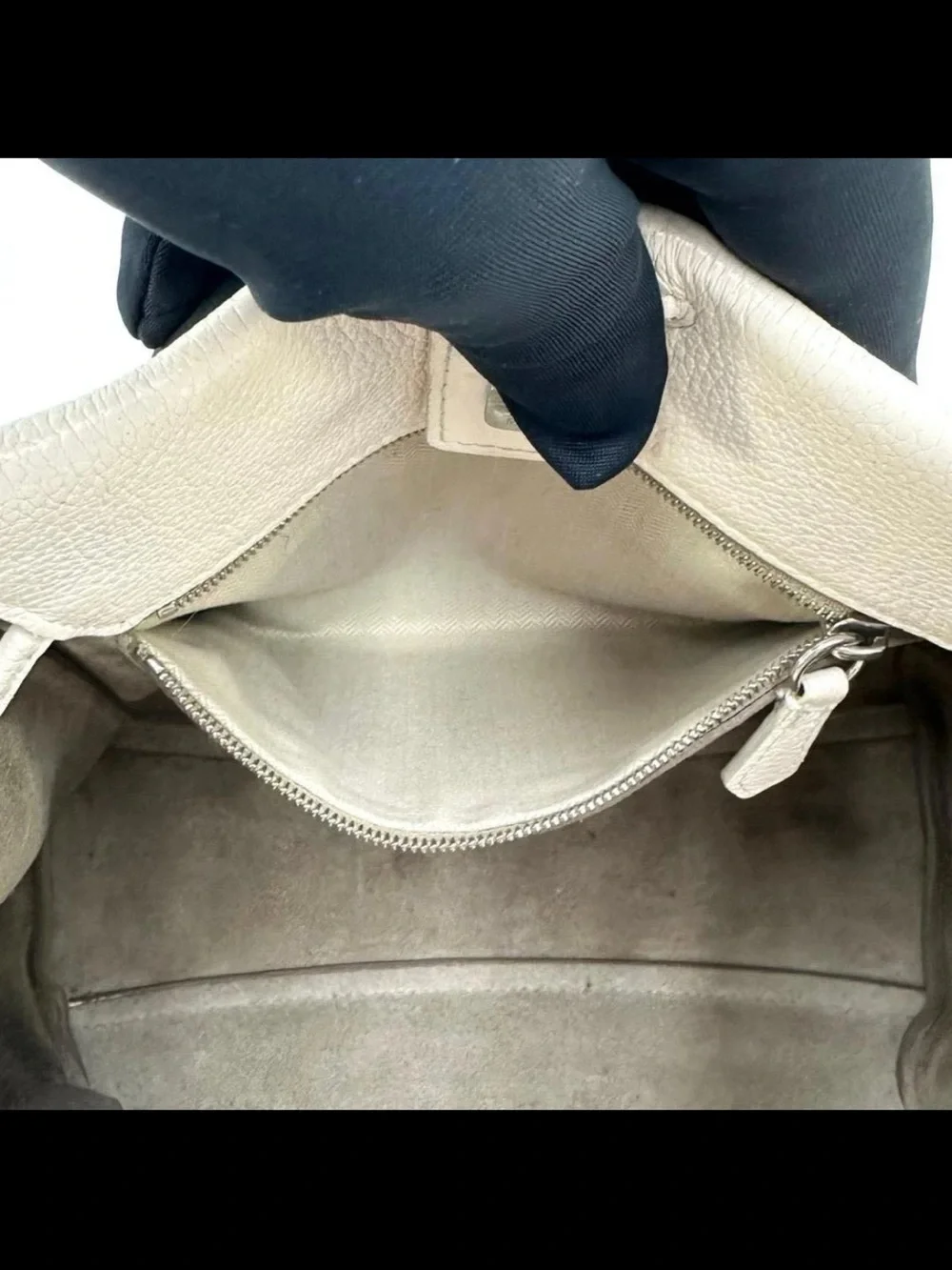Mulberry Cream Braided-Handle Crossbody Bag